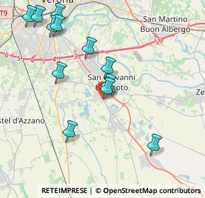 Mappa Via D. Chiesa, 37057 San Giovanni Lupatoto VR, Italia (4.415)