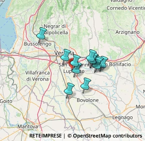 Mappa Via D. Chiesa, 37057 San Giovanni Lupatoto VR, Italia (8.63083)