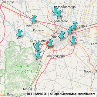 Mappa Via Castelfranco, 35142 Padova PD, Italia (7.88)