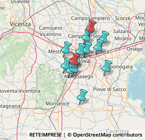 Mappa Via Castelfranco, 35142 Padova PD, Italia (8.81538)