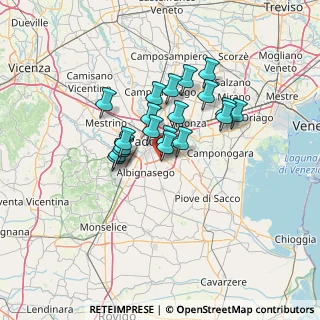 Mappa Via Antonio da Rio, 35127 Padova PD, Italia (9.8835)