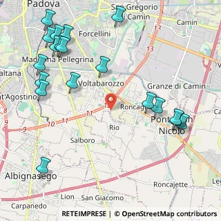 Mappa Via Antonio da Rio, 35127 Padova PD, Italia (2.77263)