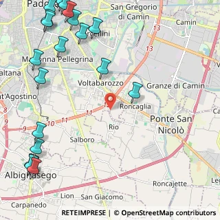 Mappa Via Antonio da Rio, 35127 Padova PD, Italia (3.4245)