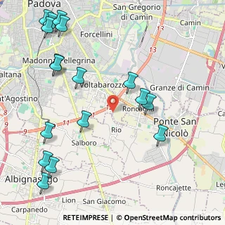 Mappa Via Antonio da Rio, 35127 Padova PD, Italia (2.75941)