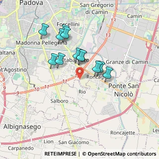 Mappa Via Antonio da Rio, 35127 Padova PD, Italia (1.5225)