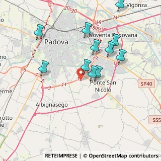 Mappa Via Antonio da Rio, 35127 Padova PD, Italia (3.85818)