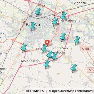 Mappa Via Antonio da Rio, 35127 Padova PD, Italia (4.095)