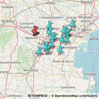 Mappa Via Luigi Boccherini, 35020 Ponte San Nicolò PD, Italia (10.5825)