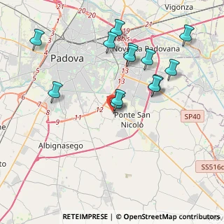 Mappa Via A. Canova, 35020 Ponte San Nicolò PD, Italia (4.04846)