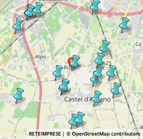 Mappa Via Carso, 37060 Castel d'Azzano VR, Italia (2.41)