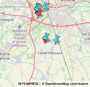 Mappa Via Piave, 37060 Castel D'Azzano VR, Italia (4.50273)