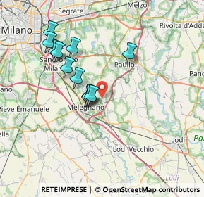 Mappa Via Alessandro Volta, 20070 Dresano MI, Italia (6.4475)