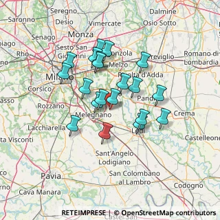 Mappa Via Pasteur, 26837 Mulazzano LO, Italia (11.5135)