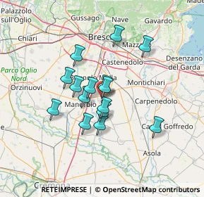 Mappa Via Fratelli de Giuli, 25024 Leno BS, Italia (10.262)