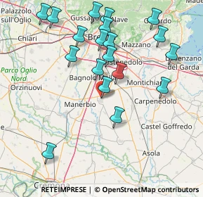 Mappa Via Fratelli de Giuli, 25024 Leno BS, Italia (16.95579)