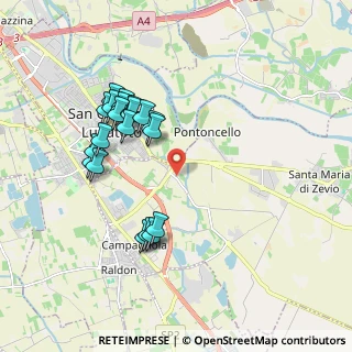 Mappa Via Cà del Maddalinetti, 37059 Zevio VR, Italia (1.831)
