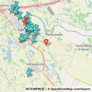 Mappa Via Cà del Maddalinetti, 37059 Zevio VR, Italia (2.6855)