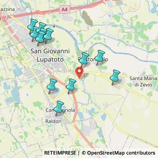Mappa Via Cà del Maddalinetti, 37059 Zevio VR, Italia (2.26917)