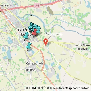 Mappa Via Cà del Maddalinetti, 37059 Zevio VR, Italia (1.733)
