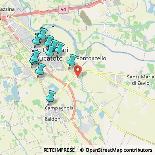Mappa Via Cà del Maddalinetti, 37059 Zevio VR, Italia (2.2075)