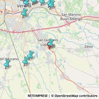 Mappa Strada Statale Transpolesana S.S.434 Km. 7, 37059 Zevio VR, Italia (7.16143)