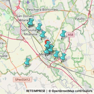 Mappa Via Rocca Brivio, 20077 Melegnano MI, Italia (2.86917)