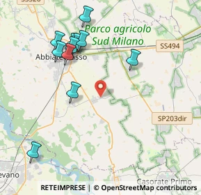 Mappa Via Lattuada, 20081 Morimondo MI, Italia (4.27091)