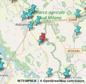 Mappa Via Lattuada, 20081 Morimondo MI, Italia (6.218)