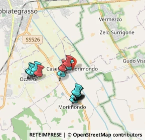 Mappa Via Lattuada, 20081 Morimondo MI, Italia (1.701)