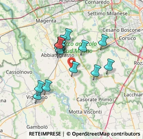 Mappa Via Lattuada, 20081 Morimondo MI, Italia (5.80333)