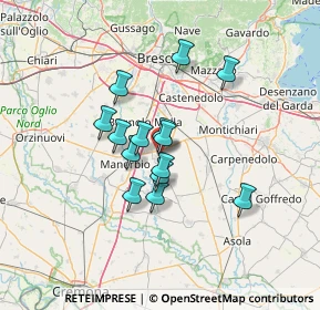 Mappa Via Giovanni Maria Bravo, 25024 Leno BS, Italia (9.83929)