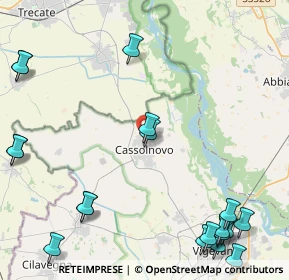 Mappa Via delle Noci, 27023 Cassolnovo PV, Italia (6.3695)