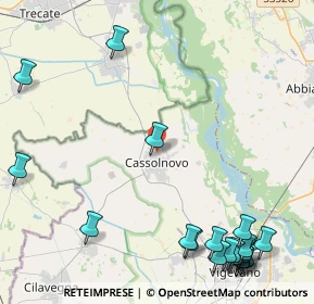 Mappa Via delle Noci, 27023 Cassolnovo PV, Italia (6.3675)