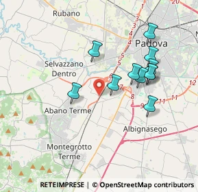 Mappa Via Chioggia, 35142 Padova PD, Italia (3.38727)