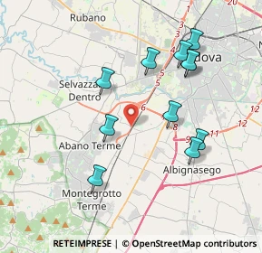 Mappa Via Chioggia, 35142 Padova PD, Italia (3.73091)