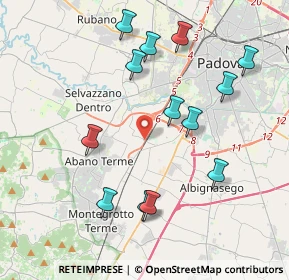 Mappa Via Chioggia, 35142 Padova PD, Italia (4.12769)