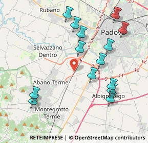Mappa Via Chioggia, 35142 Padova PD, Italia (4.33643)