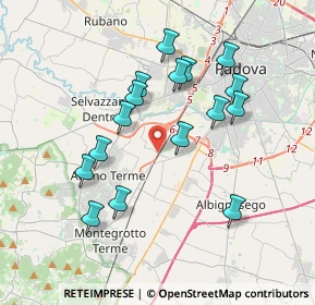 Mappa Via Chioggia, 35142 Padova PD, Italia (3.51688)