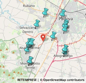 Mappa Via Chioggia, 35142 Padova PD, Italia (3.87722)