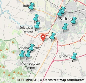 Mappa Via Chioggia, 35142 Padova PD, Italia (4.43417)