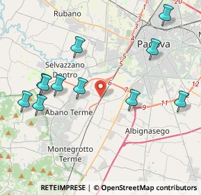 Mappa Via Chioggia, 35142 Padova PD, Italia (4.55273)
