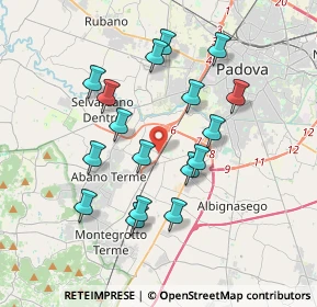 Mappa Via Chioggia, 35142 Padova PD, Italia (3.44706)