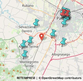 Mappa Via Chioggia, 35142 Padova PD, Italia (4.86353)