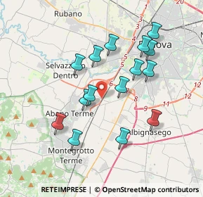 Mappa Via Chioggia, 35142 Padova PD, Italia (3.41467)