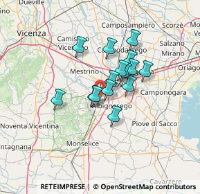 Mappa Via Chioggia, 35142 Padova PD, Italia (9.27933)