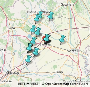Mappa Strada Vecchia di Biella, 13048 Santhià VC, Italia (9.026)