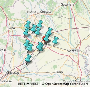 Mappa Strada Vecchia di Biella, 13048 Santhià VC, Italia (10.10778)