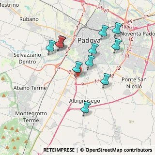 Mappa Via Alessandro Volta, 35020 Sant'Agostino PD, Italia (3.51818)