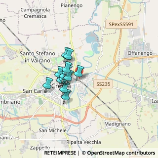Mappa Via Miglioli, 26013 Crema CR, Italia (1.09231)