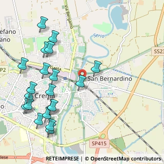 Mappa Via Miglioli, 26013 Crema CR, Italia (1.2865)